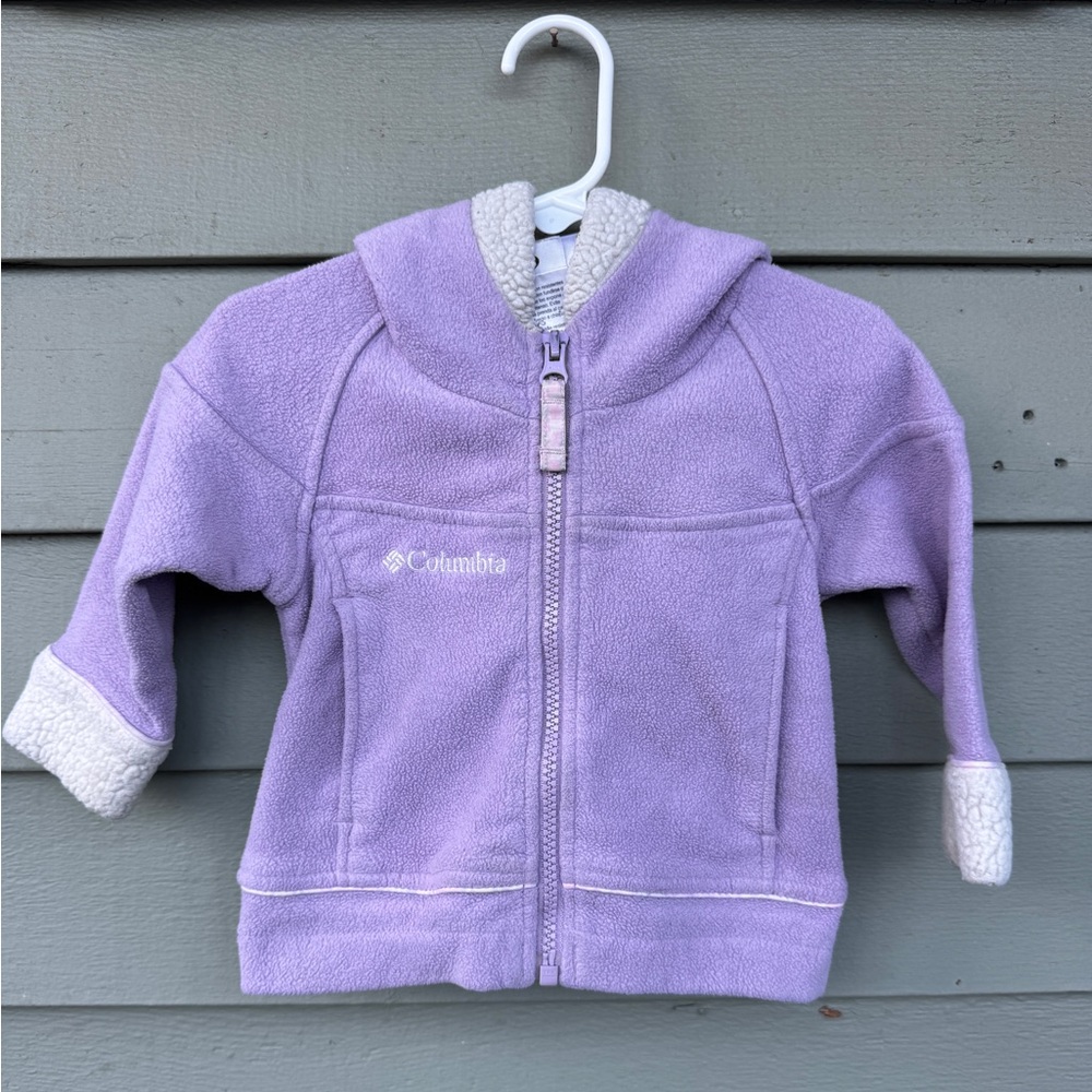 Columbia Kids Lavender 18mo  Fleece Hoodie